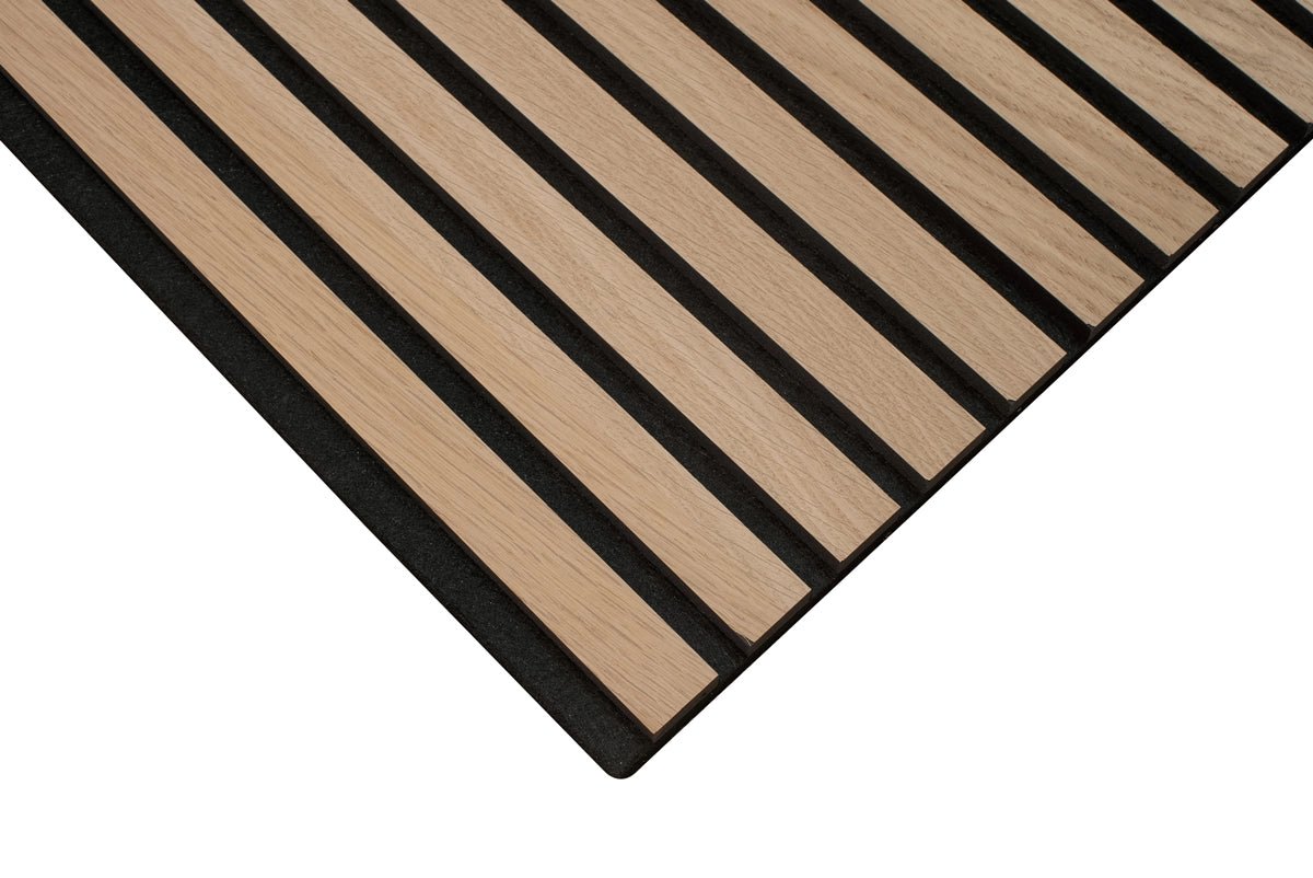 Floer Akupanel XL Wandpanelen Beige Eiken - 300 x 60 cm - Akoestische Panelen - Solza.nl