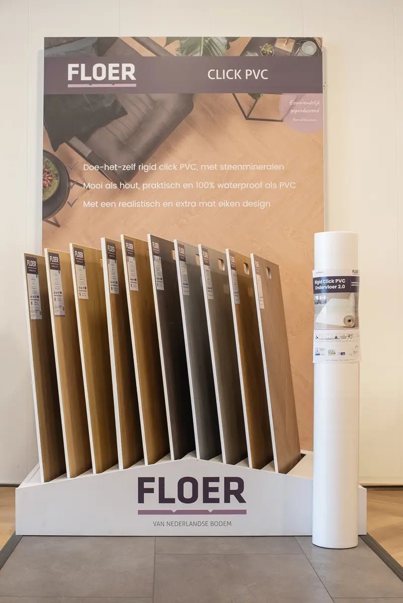 Floer Rigid Click PVC Ondervloer 2.0 (15m2) - 500 kPa - 10dB - 0,0145 m2 K/W - Solza.nl