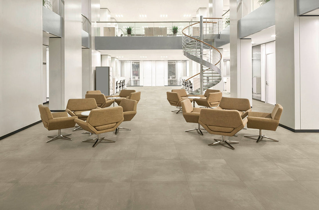 Betonlook tegel 90x90 Arles - Beige - Solza.nl