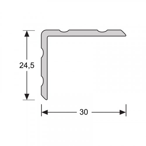 Duo-Hoeklijnprofiel Zelfklevend 24.5x30mm Oud Eiken Mat Geolied 67002 - Solza.nl