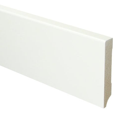 MDF Moderne plint 90x15 voorgelakt RAL 9016 - Solza.nl