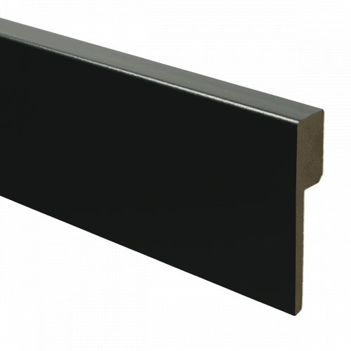 MDF Renovatieplint modern 90x18 voorgel. RAL 9005 (zwart) - Solza.nl