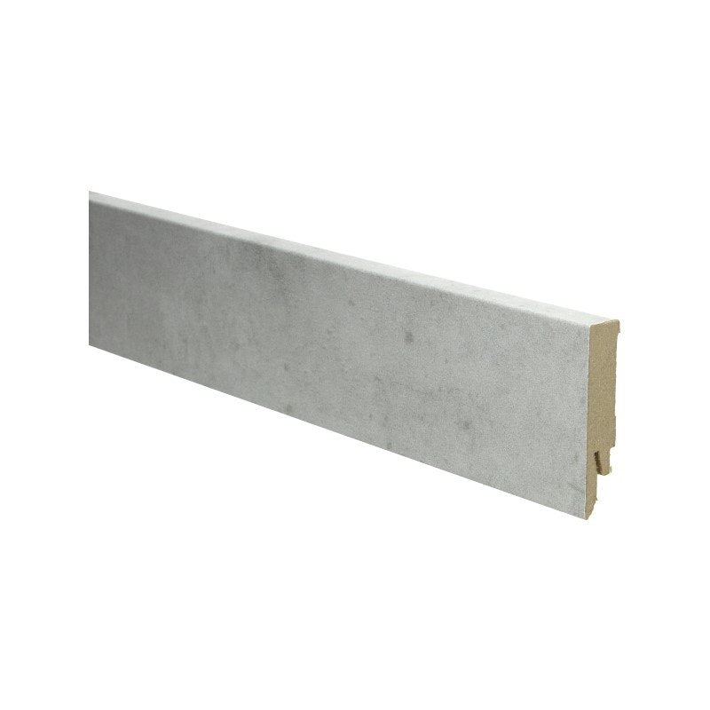 Rechte Folieplint 70X14 Beton Licht 27183 - Solza.nl